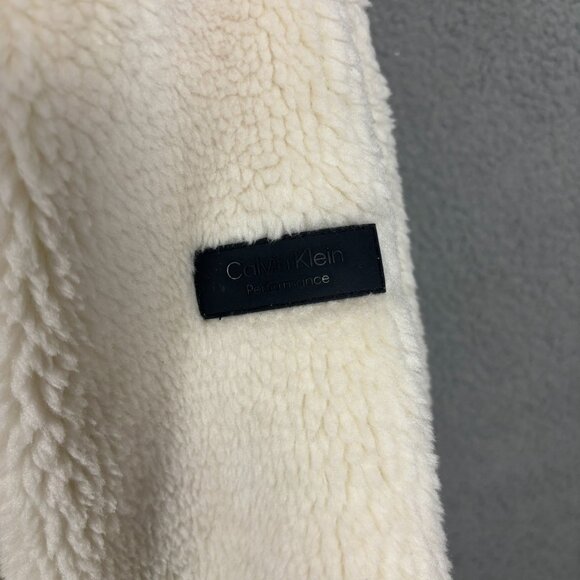 Calvin Klein Women's Reversible Sherpa Neon Yellow Jacket Size XL NWOT's. - Picture 10 of 12